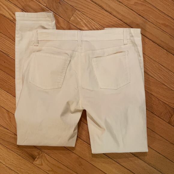 Eileen Fisher white skinny jeans size 2 - Picture 6 of 7